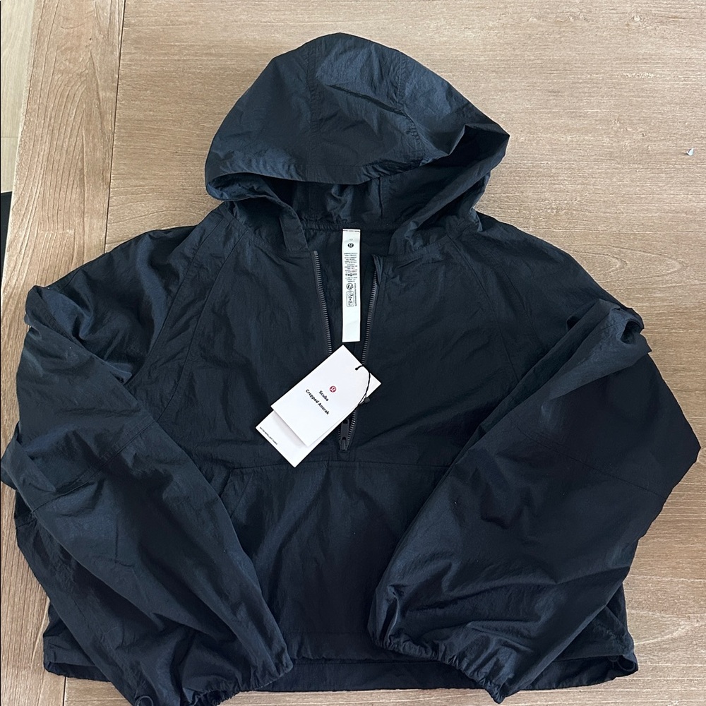 NWT Lululemon Scuba Cropped Anorak Black - Picture 6 of 8